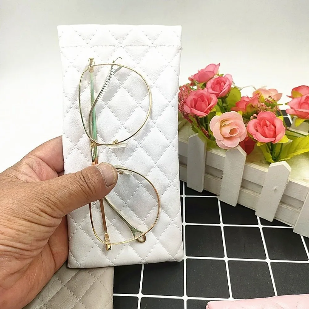 حقيبة تخزين النظارات الشمسية ذات الطبقة الواحدة/المزدوجة من جلد البولي يوريثان حقيبة نظارات راقية حقيبة نظارات مقاومة للماء