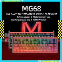 IROK MG68 MAX Magnetic Switch Gaming Keyboard 8K  Tri Mode Wireless 0.01RT 64KHz Sampling Rate E-Sports Gaming Custom Keyboard