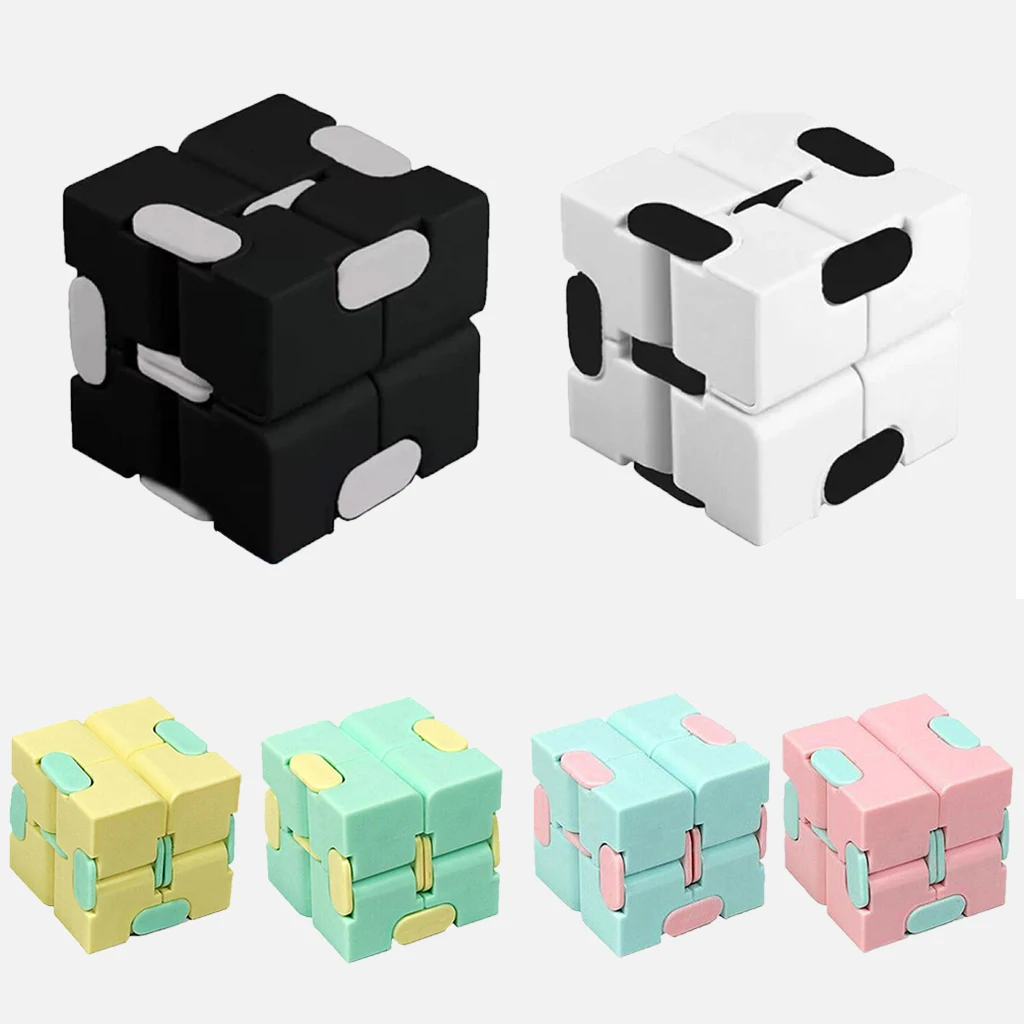 

New Fidget Cube Fingertip Toys Decompression Finger Puzzle Cube Stress Relief Toy Antistress Durable Toy for Children Adults