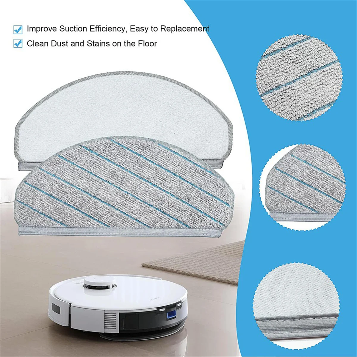 

A04R-аксессуары для Ecovacs Deebot N20 Pro Plus/N20/N20 Plus, запасные части для робота-пылесоса, вращающиеся фильтры-щетки