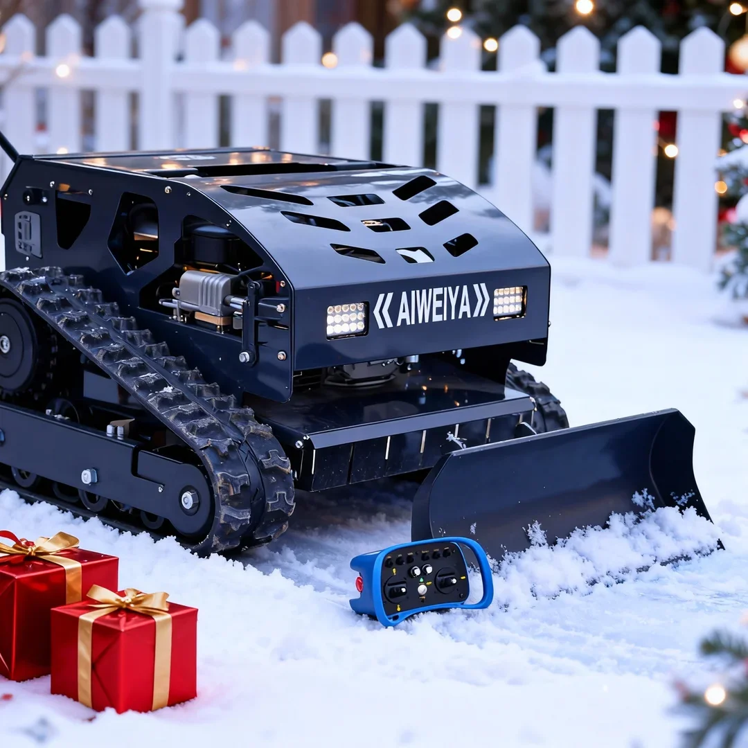 Aangepaste afstandsbediening gazonversnipperaar - Automatische draadloze rupstuin Mini Farm Industrial Flail Tool