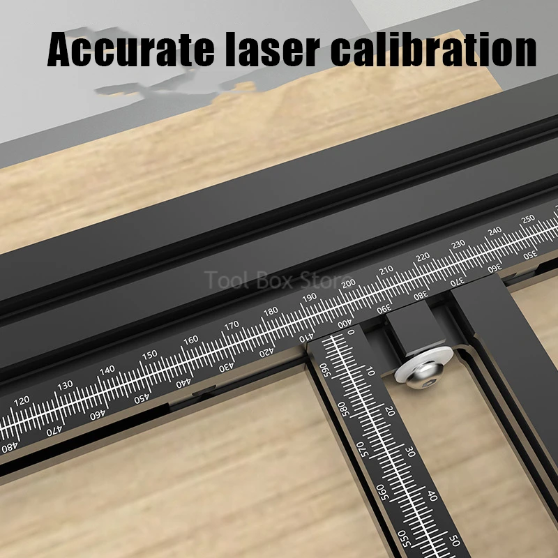 งานไม้ Milling Groove แกะสลักคู่มือ Rail Routing JIG กรอบระบบตัดท่องเที่ยวปรับเลื่อยวงเดือนวงเล็บ