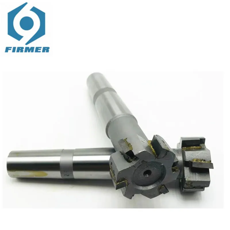 

Avoidance Diameter 42mm 44mm 48mm No.5 Shank Welded Tungsten Steel Alloy Taper Shank T-slot Milling Cutter