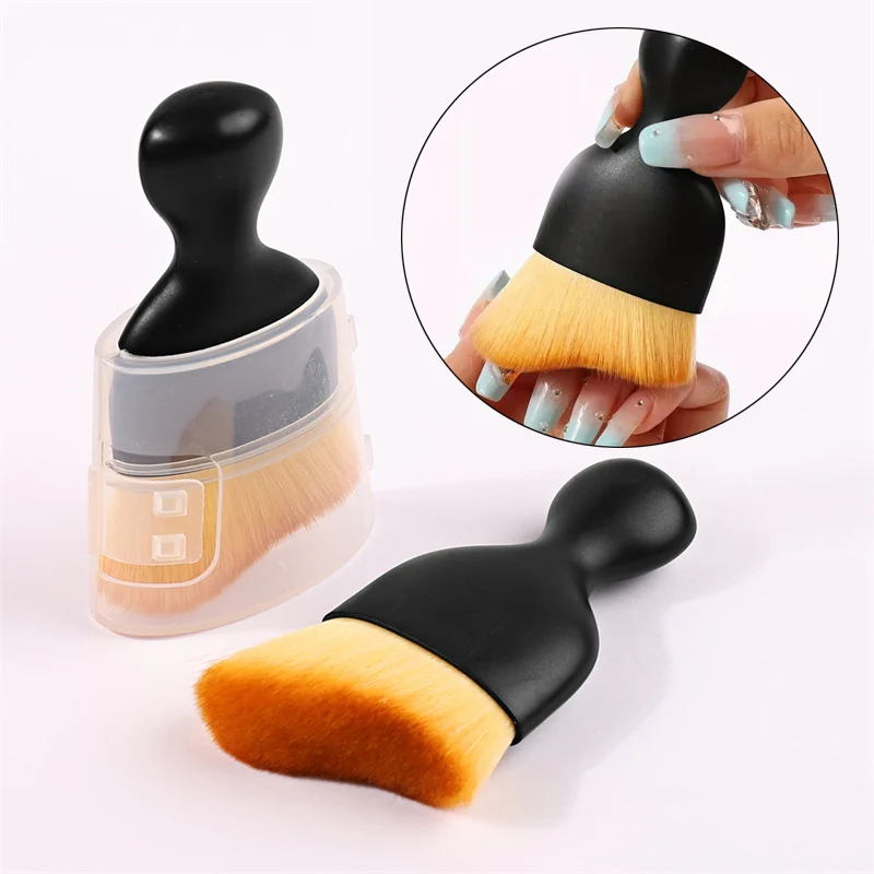 Cepillo para decoración de uñas, cepillos de limpieza de polvo para uñas, herramienta de limpieza de polvos de esmalte de Gel acrílico, pinceles de maquillaje de belleza, accesorios de manicura