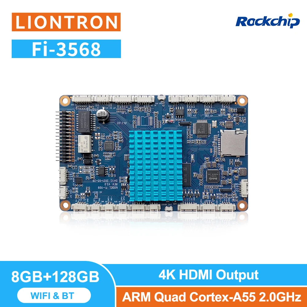 

Liontron Indutrial Motherboard Android Linux RK3568 OpenWRT A55 HDM Gigabit ethernet port Fi-3568 Arm Architecture RS232 RS485