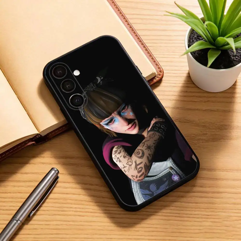 Game Lost R-Records B-Bloom R-Rage Handyhülle für Samsung Galaxy A13,21s,22,31,32,52,53,71,72,73,Soft Black Cover