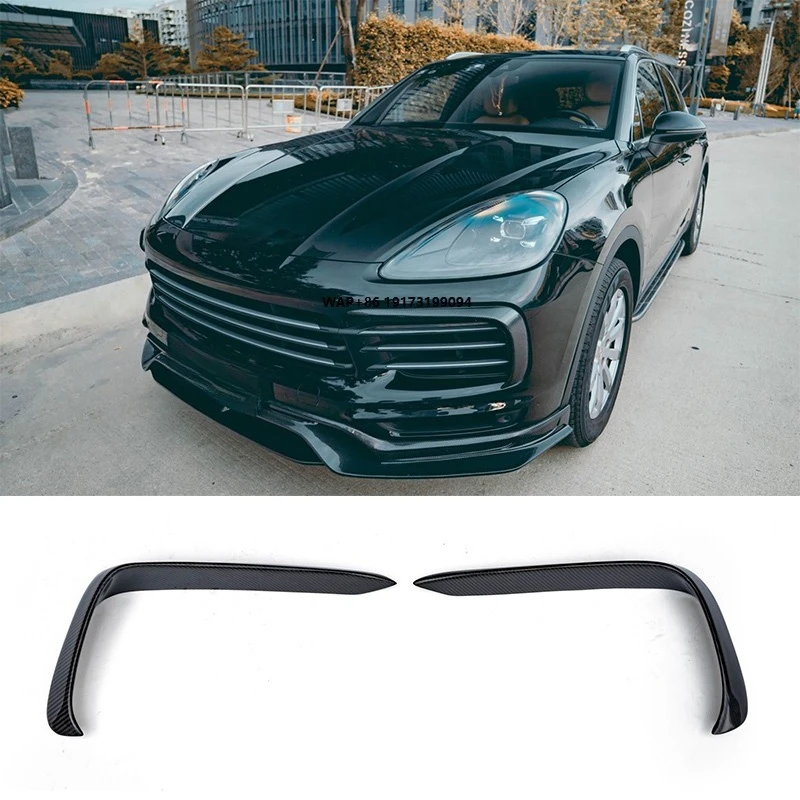 

New for Coupe Front Bumper Canards Body Kit Carbon Fiber Style 2017-2019 9Y0
