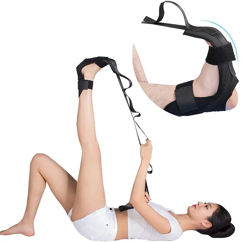 Portable Yoga Leg Stretch Strap Rehabilitation Equipment Pilates Accessories Myofasciitis Leg Training Bodybuilding Fitness Tool