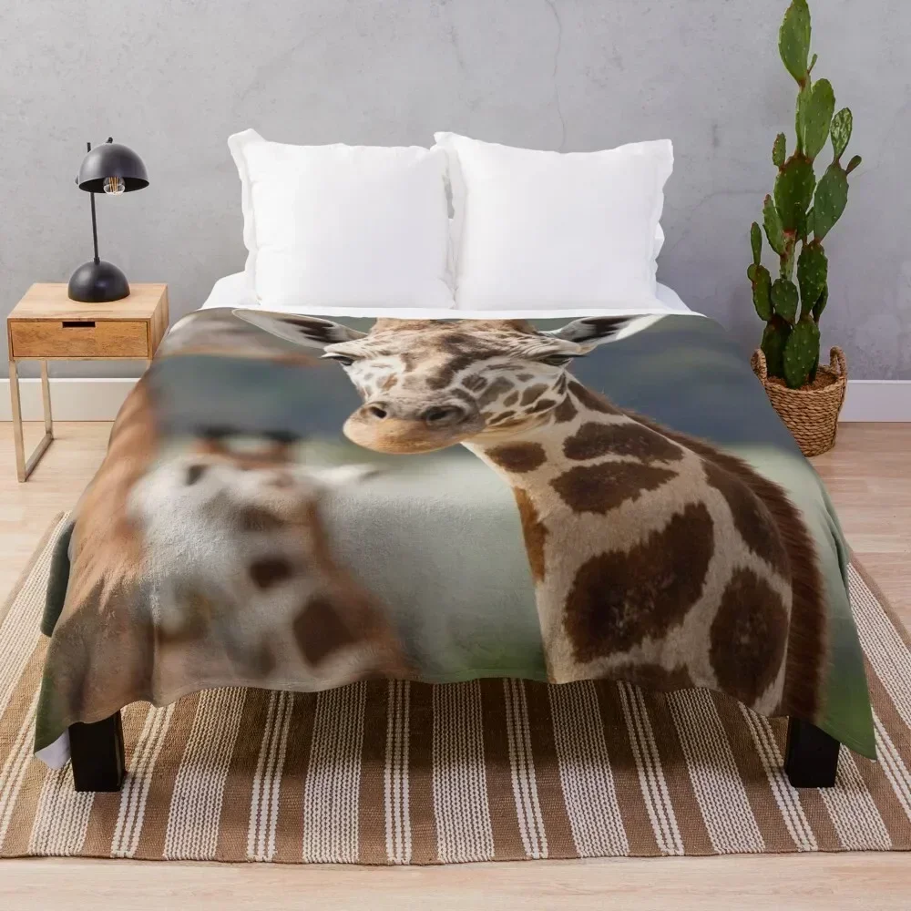 

Giraffe Throw Blanket Picnic decorative sofa bed Blankets