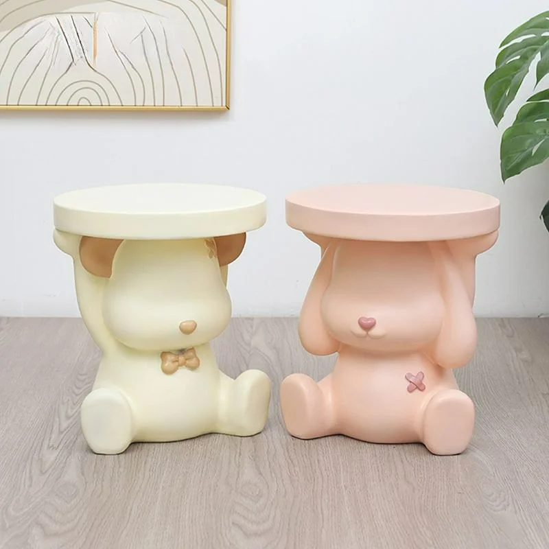 

Panda Shoes Stool Household Entrance Stool Living Room Floor Decoration Stools Creative Home Accessories Ottomans Vanity Chair