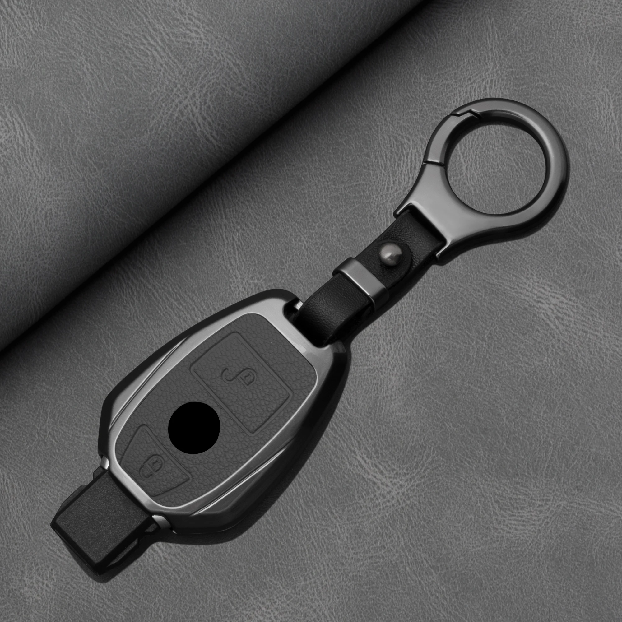 2/3 Buttons Zinc Alloy For Mercedes Benz A B G R Class GLA GLK W176 W204 W251 W463 Car Remote Key Case Cover Fob Accessories
