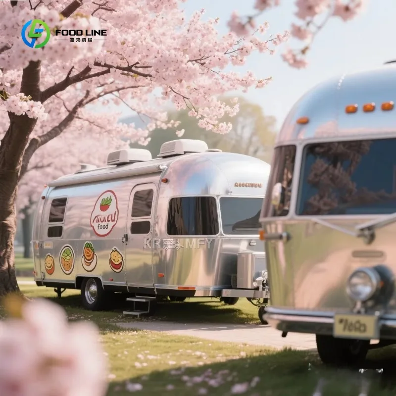 2025 CE Certified Fast Mobile Kitchen Bbq Trailer Truck Food Trailers Fully Equipped