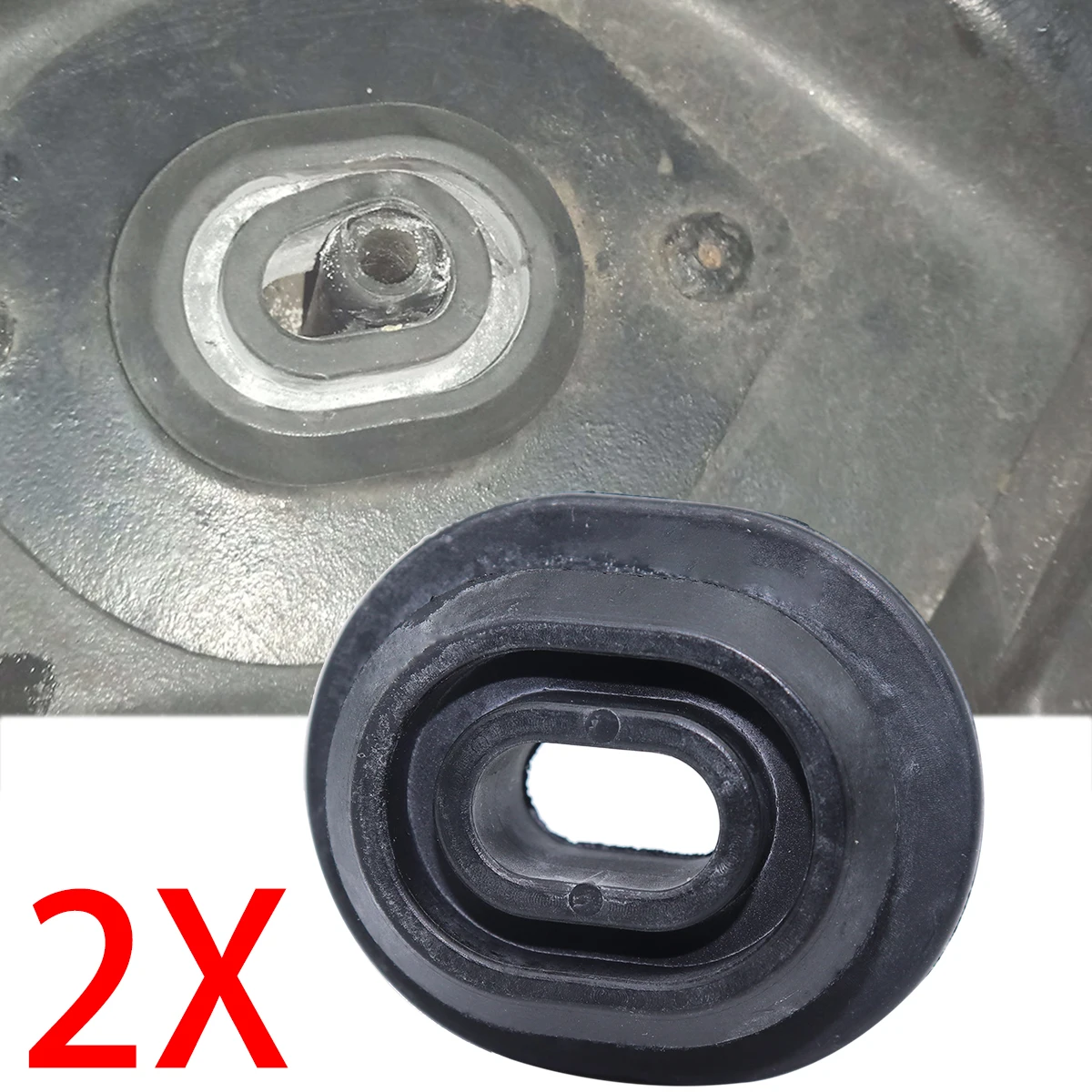 

2X Radiator Mount Rubber Insulator Buffer Pad Bushing For VW Polo V Scirocco III Sharan Tiguan Touran Intercooler Lower Support