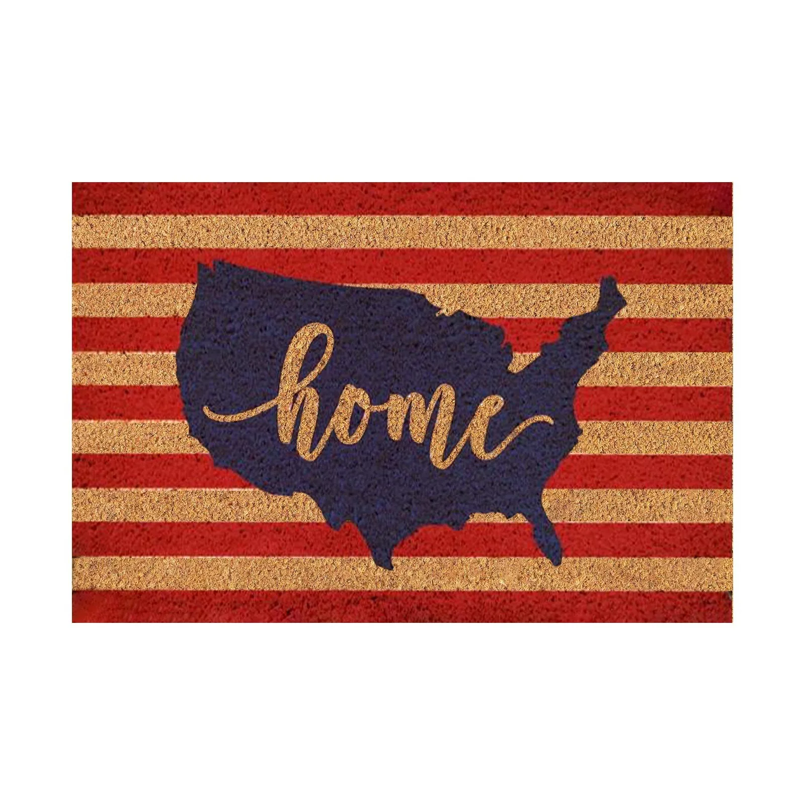 Home United States Of America Flag Stripes Door Mat 4th Of July Independence Day Housewarming Gift Closing Lace Throw Blanket