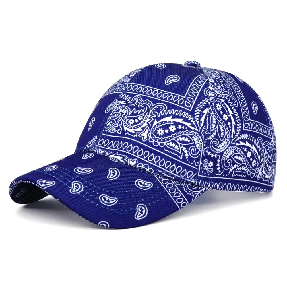 Retro Paisley Print Baseball Caps Women Men Summer Outdoor Sunshade Sun Hats Anti-Sun Snapback Fashion Travel Beach Peaked Cap