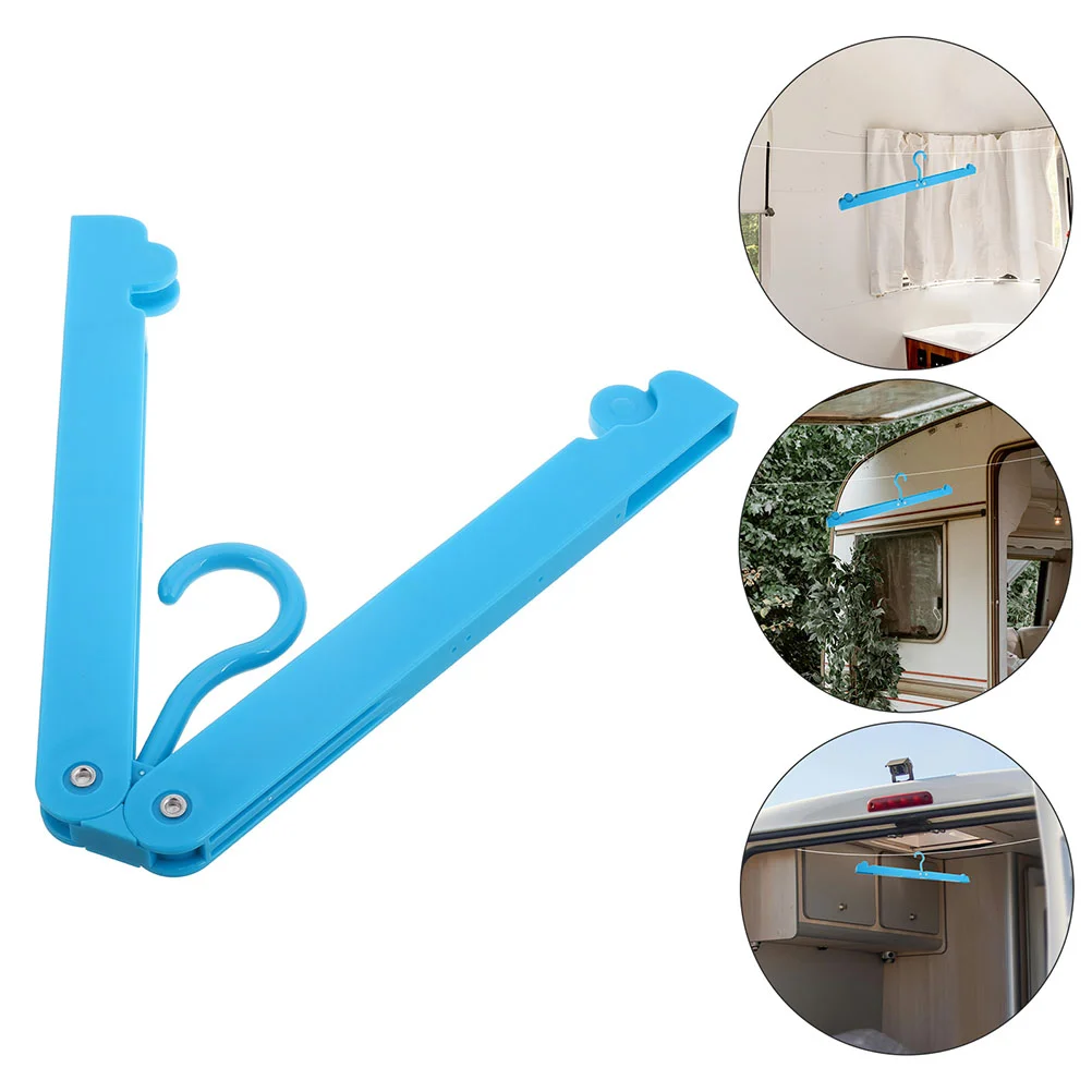 2 stuks RV opvouwbare hangers Lichtgewicht en ruimtebesparende hangers voor reizen, kamperen en hotel, geschikt voor kleding, handdoeken en sokken