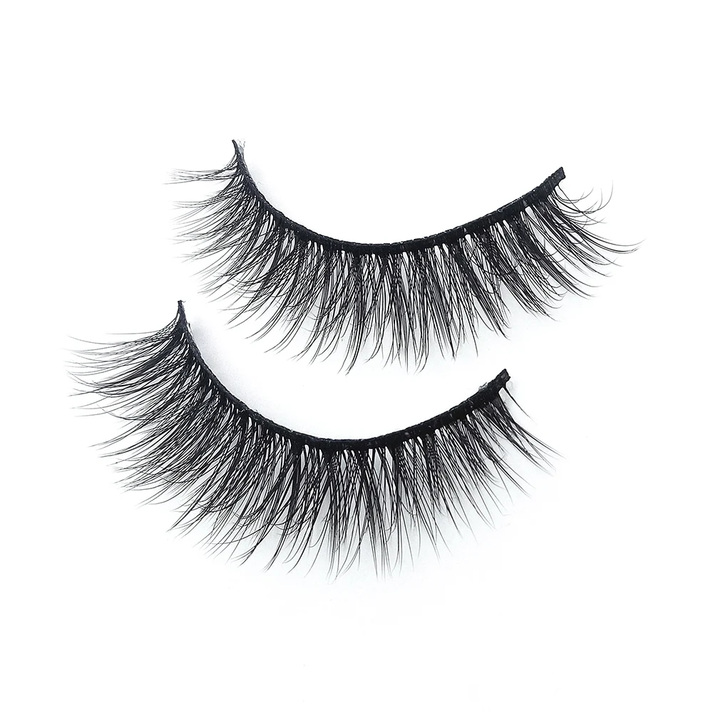 10 Pairs Eyelashes Natural Look Wispy Faux Lashes Pack Fluffy Short Natural Fake Lashes