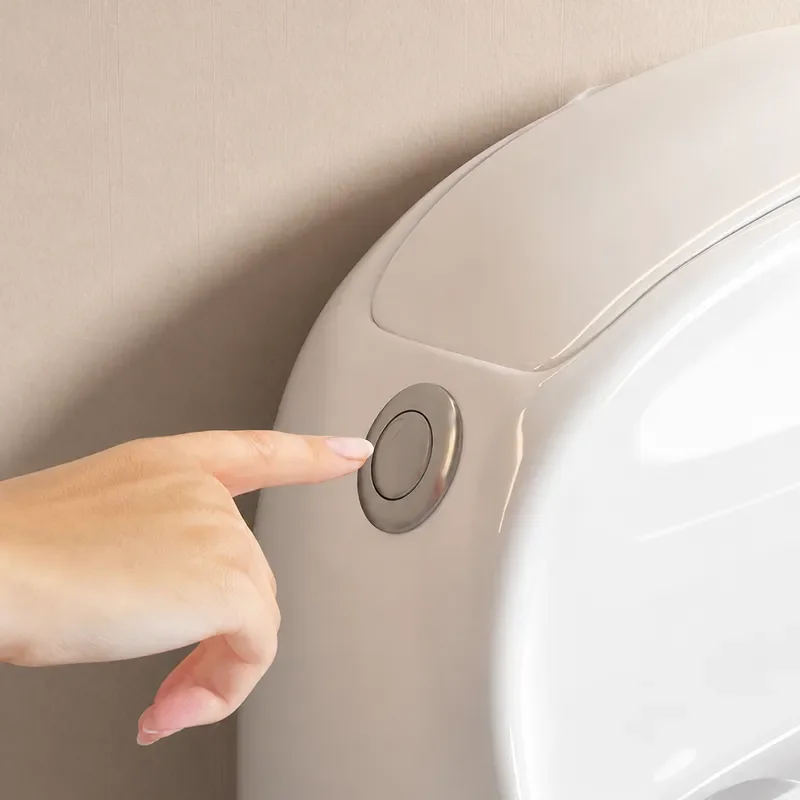 Wall Mounted Toilet P Trap 180mm Simple Design for Apartment Hotel Wholesale Bathroom Sanitary Ware