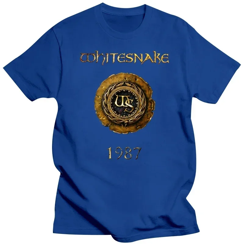 Whitesnake T Shirt GraphiteKhakiBlack All Short Sleeve Cotton New Arrival Round Collar Outfits fashion streetwear MEN tshirt