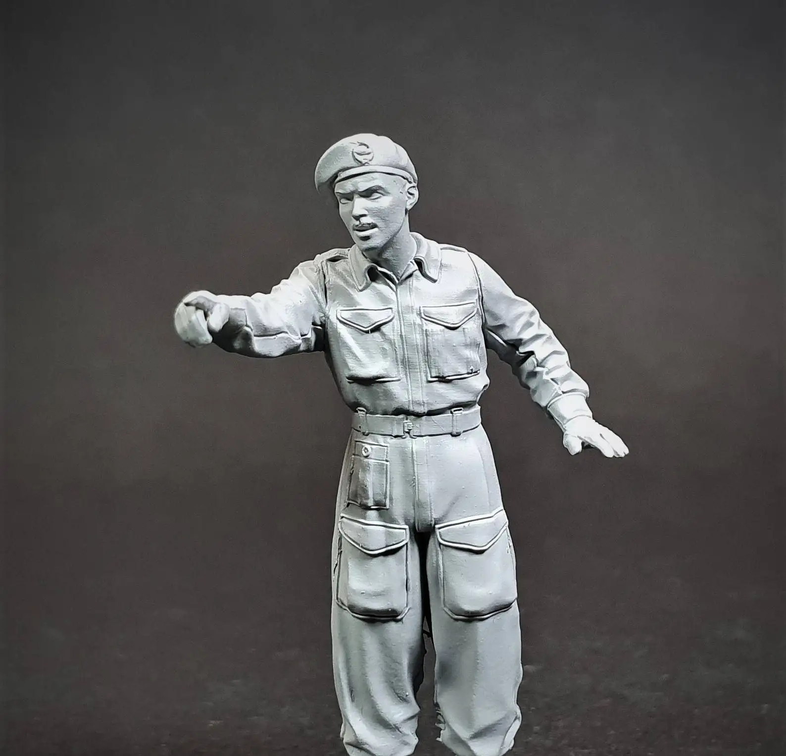 Figurine GK en résine 1/35, kit non assemblé et non peint