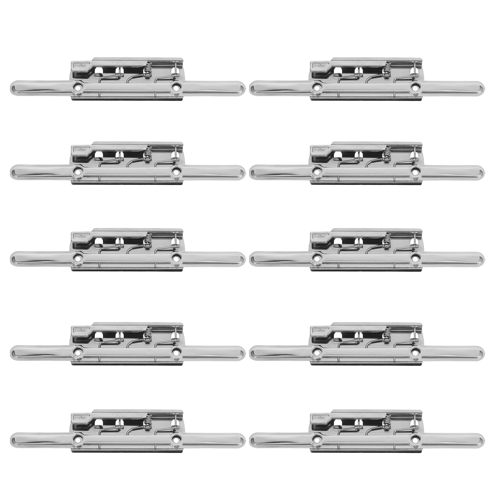 10 個のドキュメントホルダークリップロングプレスボードクリップボードフォルダークリップオフィス文具用品ファイルオーガナイザー学校用