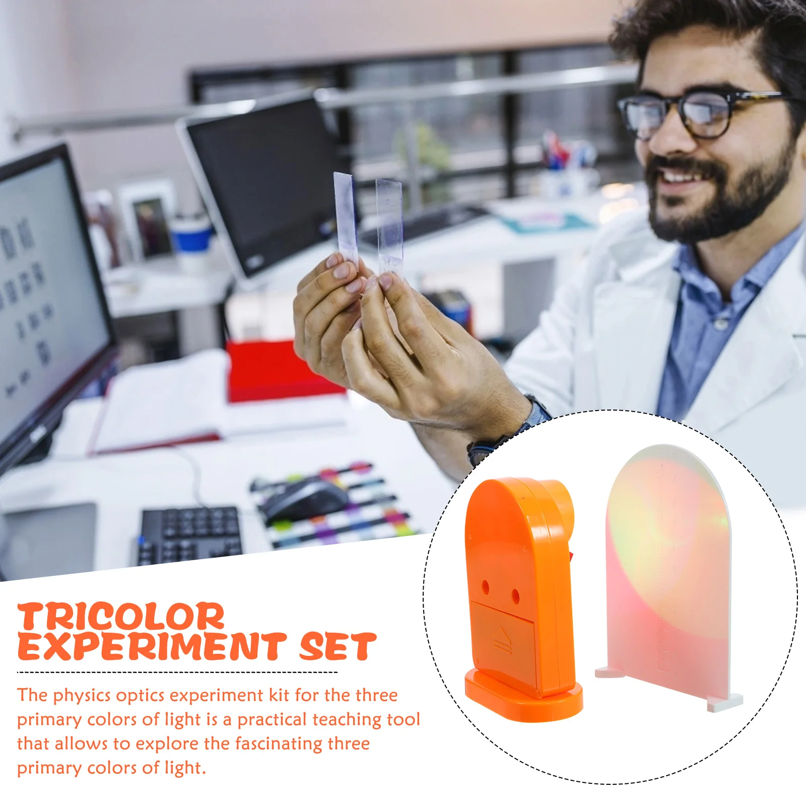 

Optical Experiment Kit Physics Science Classroom Device Optics Experiments Three Primary Color Imaging