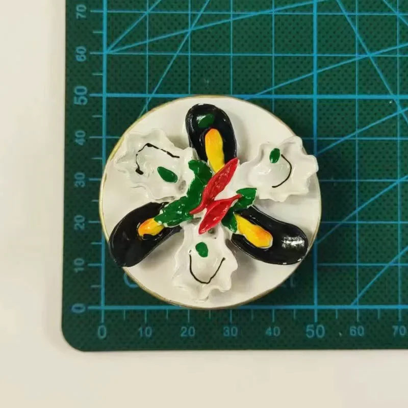 3D Refrigerator Magnets for Home Decorations, Fridge Magnet, Watermelon, Vegetable, Tomato, Chilly, Banana, Seafood, Stickers