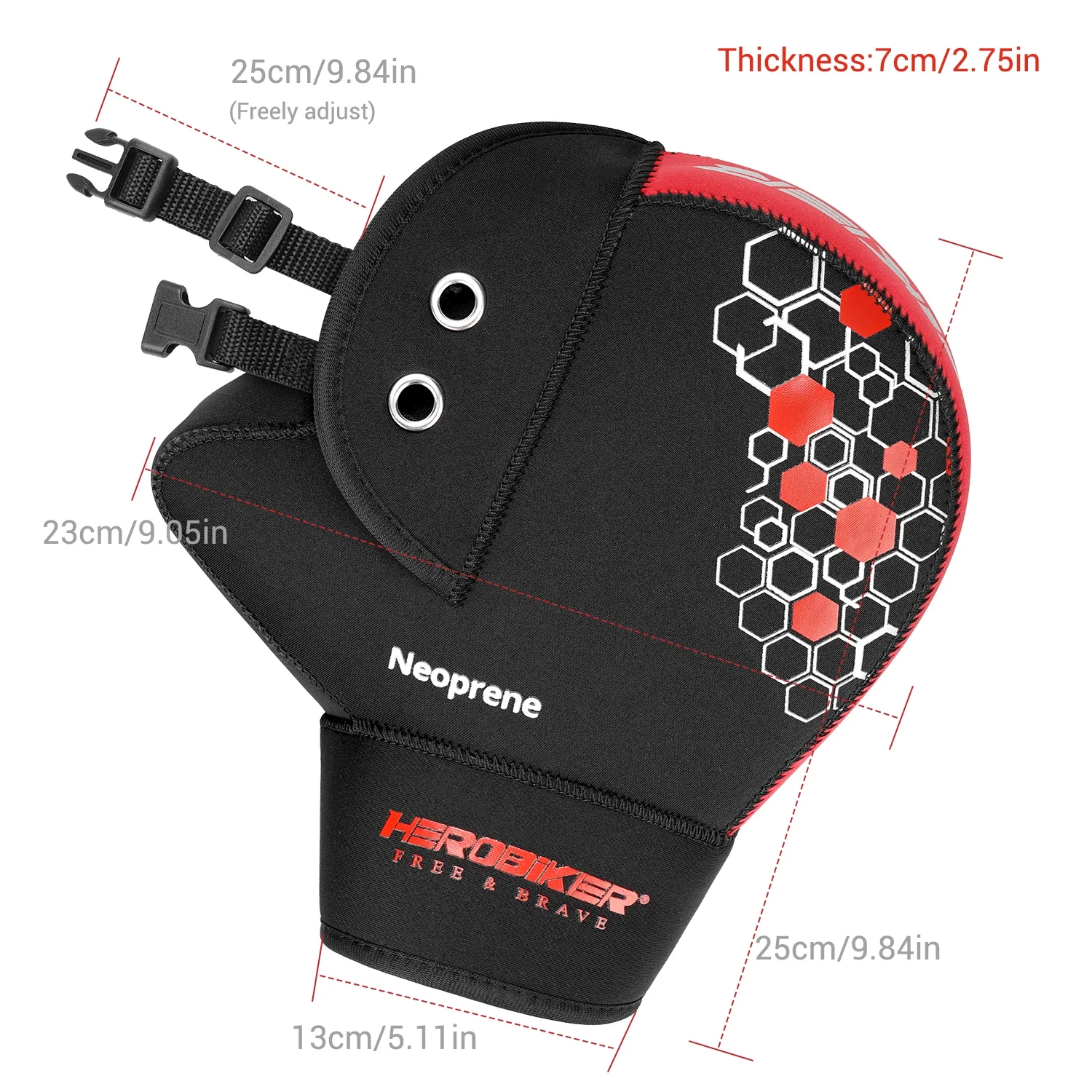 Autumn And Winter Warm Handle Cover Waterproof And Warm Electric Bike Handle Gloves Motorcycle And Bicycle Winter Handle Cover