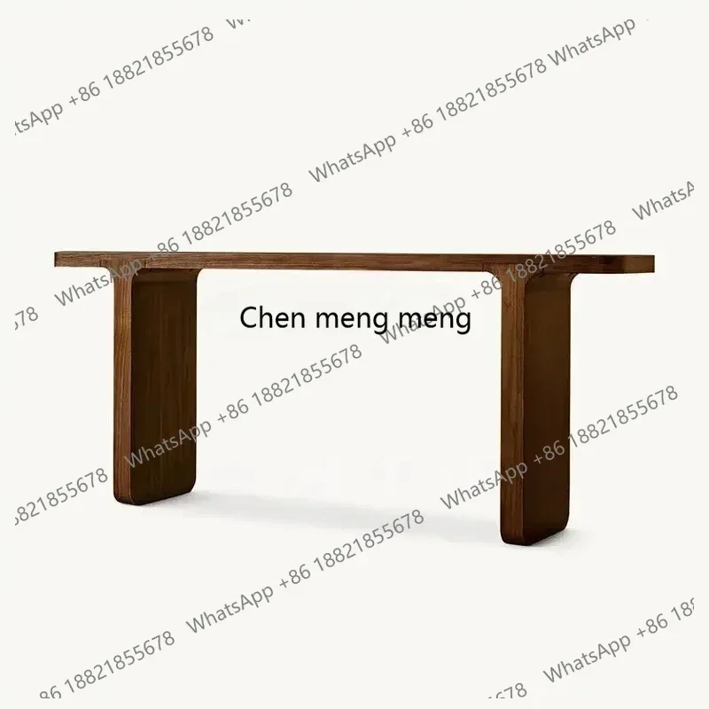 

D182American rural solid wood entrance, French retro end view few living room aisle entrance cabinet