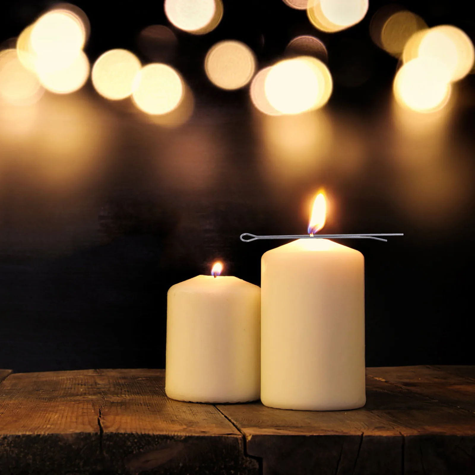 

20Pcs Metal Wick Holder Clips Carbon Steel Wick Centering Devices Tools for DIY Making Supplies Wax Core Holder