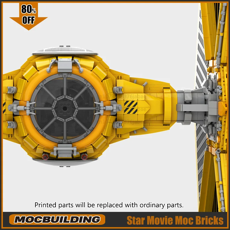 UCS Movie Mining Guild Interceptor MOC Building Blocks Space Fighter Technology Bricks Model Creative Collection Toys Xmas Gifts