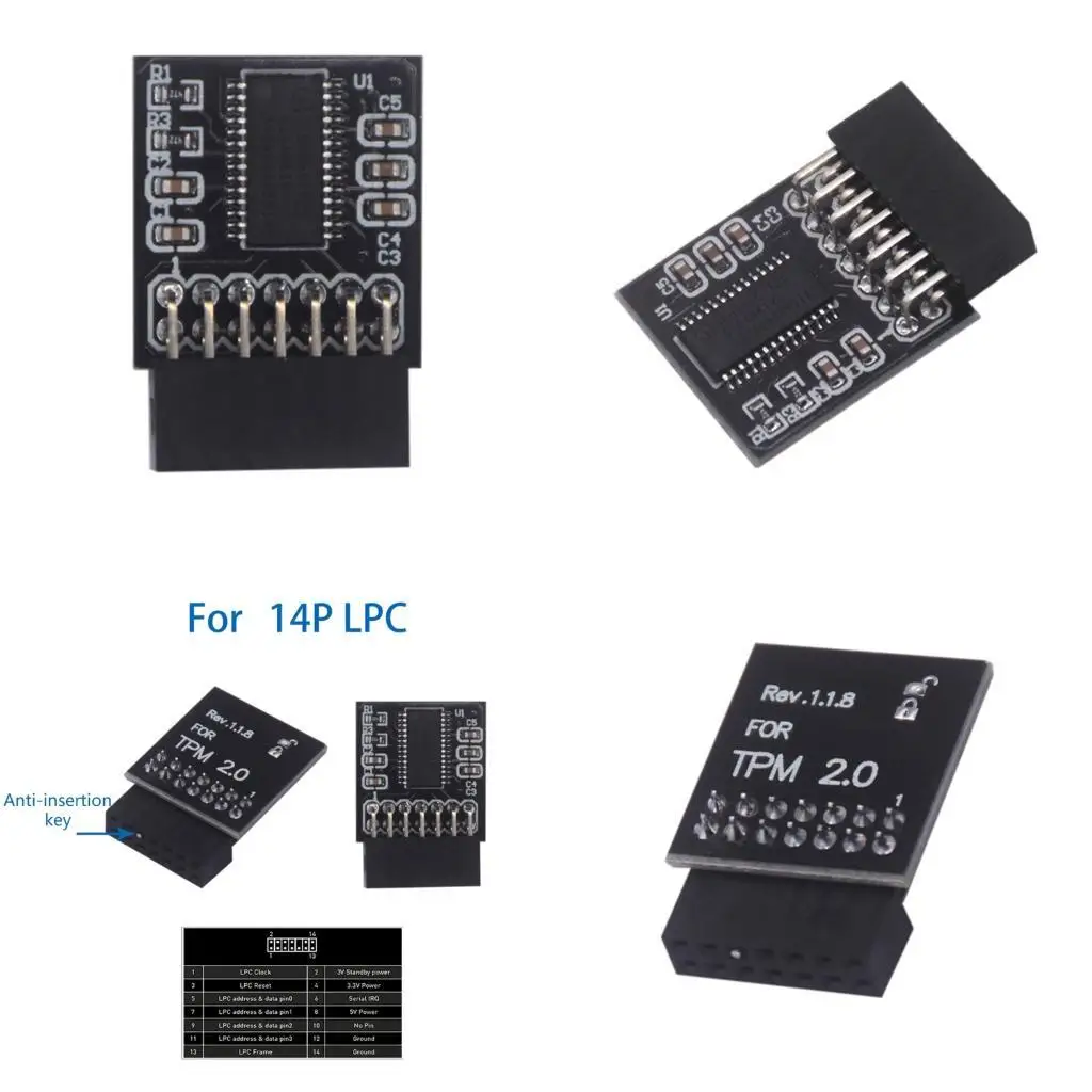 

31BA 14 Pin LPC Trusted Platform Module For Safe Computing