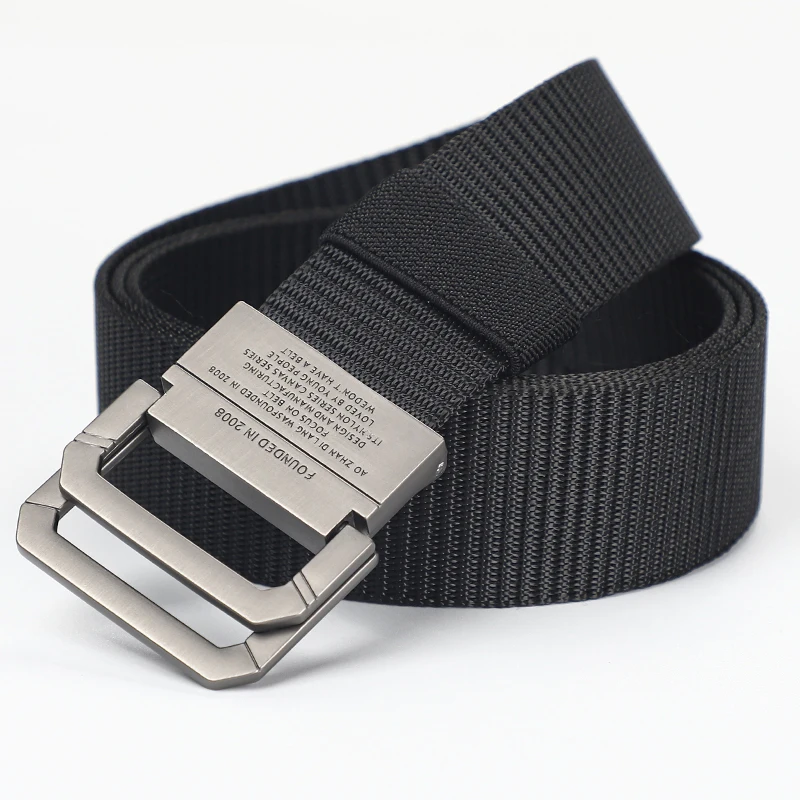 

Холщовый ремень, мужской ремень, пряжка с двойной петлей, ins, женский ремень для брюк, модная корейская версия рабочей одежды, уличный ремень