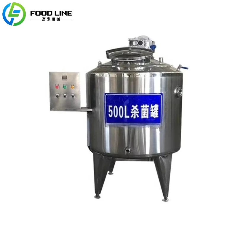 Customized 100L/300L Stainless Steel Dairy Milk & Yogurt High-Temperature Pasteurization Tank with High Productivity