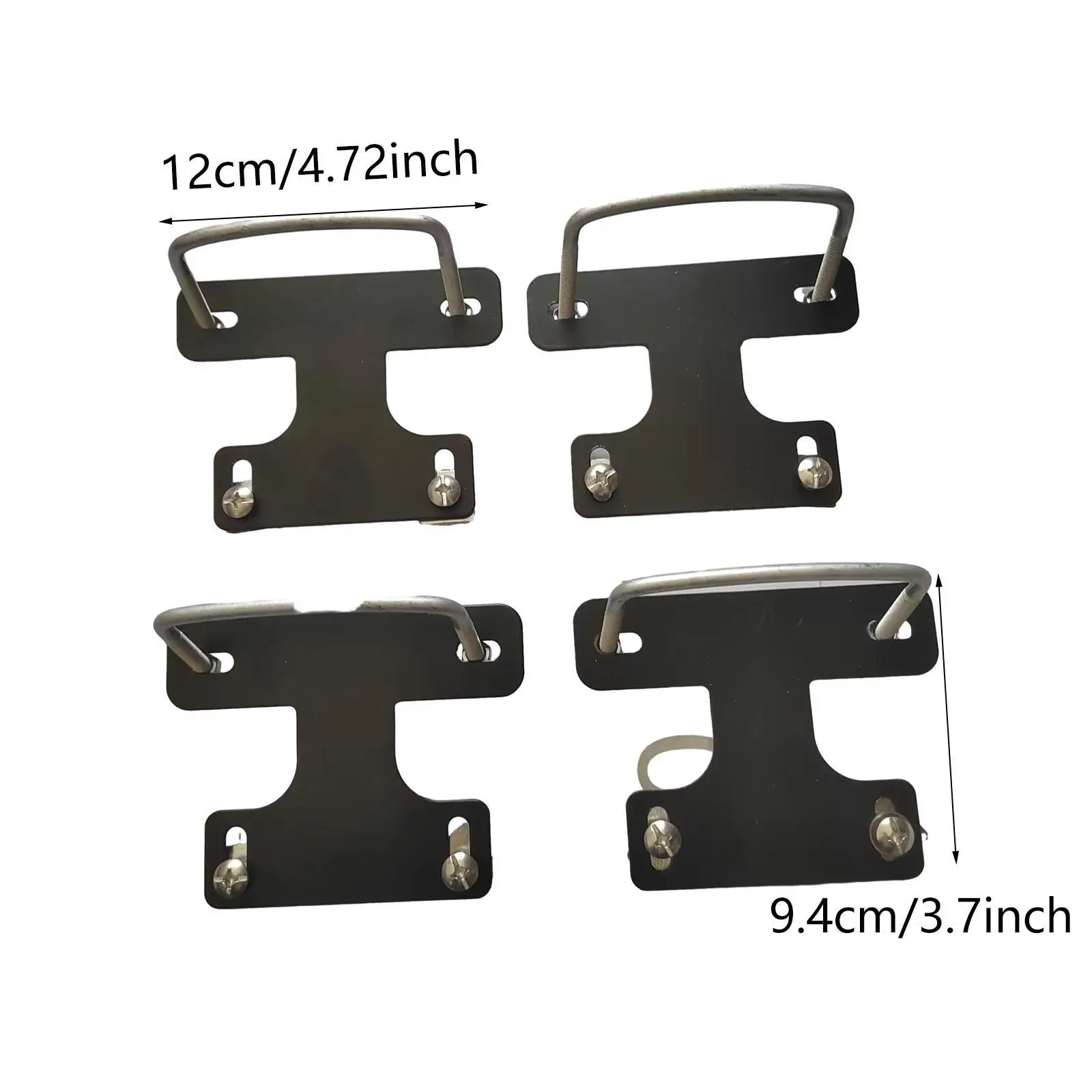 4x عام صندوق سقف U بولت المشابك على السطح حامل البضائع الرف المشابك للخارجية #6