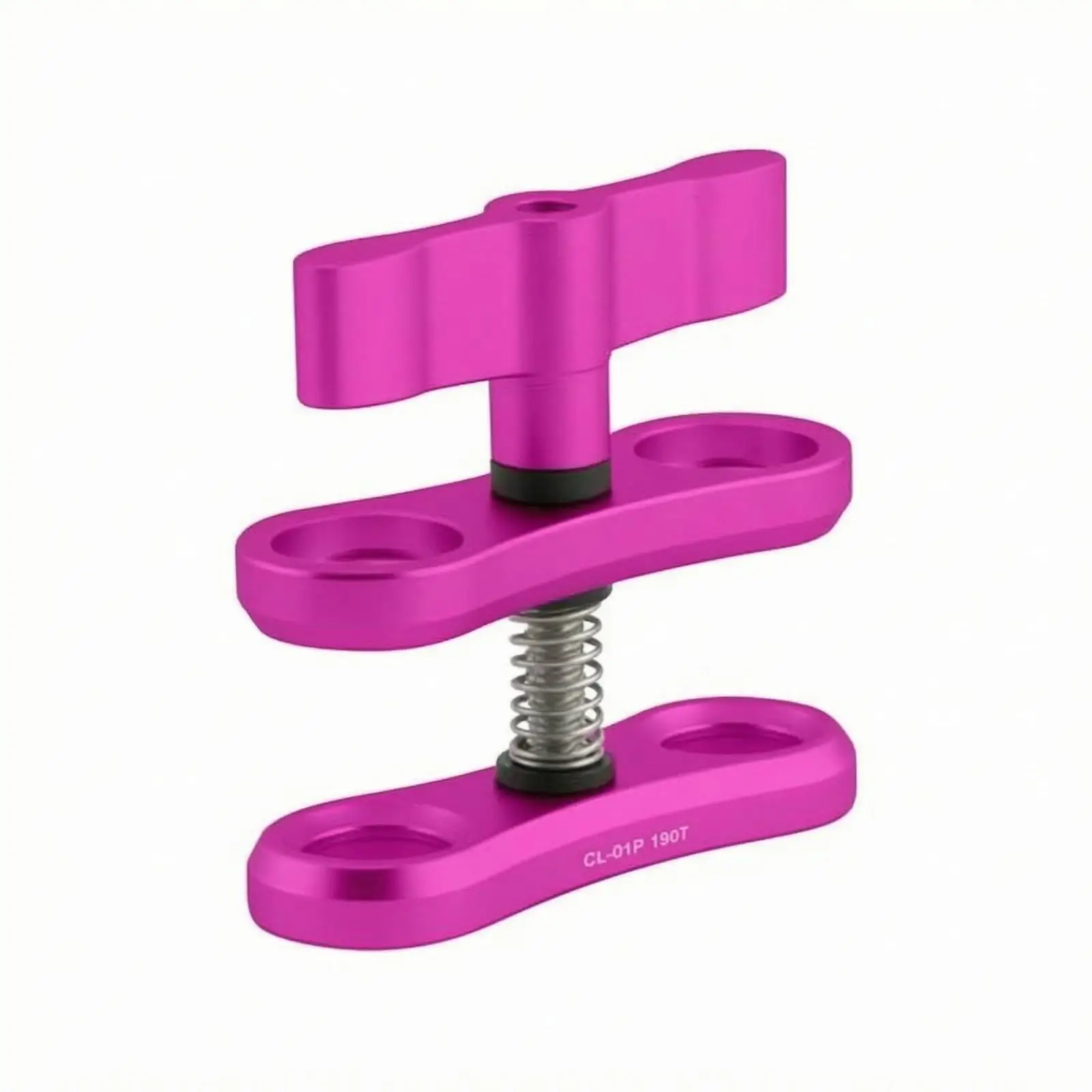 Aluminum Alloy Butterfly Clamp Camera Mount Bracket Adjustable Underwater Photography Accessory for Diving Setups