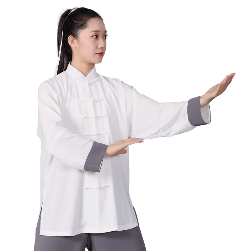 New Unisex Spring-Summer-Autumn Lightweight Breathable Tai Chi Martial Arts Practice Uniform for Performance and Daily Wear