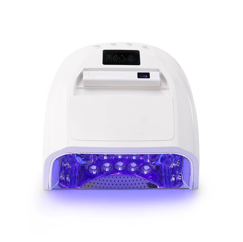 

Z 128W Rechargeable High Power LED Nail Lamp Intelligent Induction Nail Salon Special Fast Drying 2-in-1 UV Phototherapy Machine
