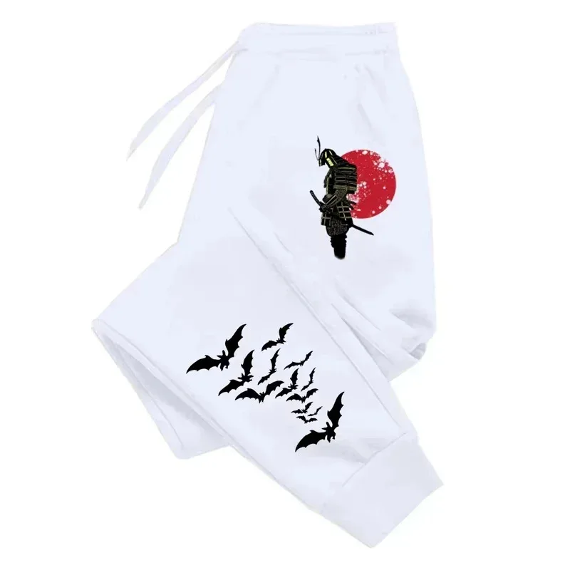 

2025 Autumn/Winter Men's Anime Samurai Print Sport Joggers with Pocket S-3XL WK0062