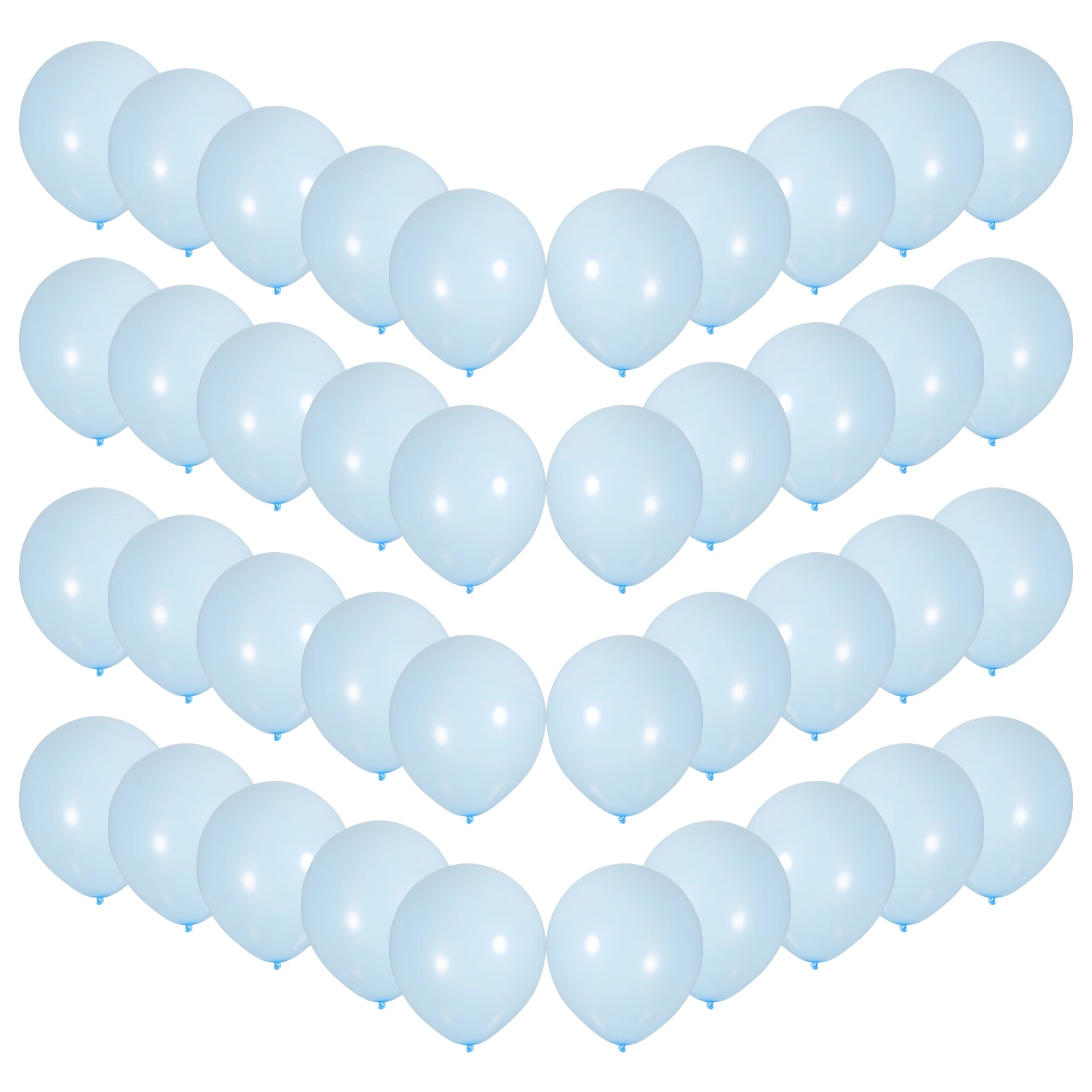 

100pcs Blue Balloons 12 Inch Sky Blue Latex for Birthday Baby Shower Wedding Festivals Kids Celebrations