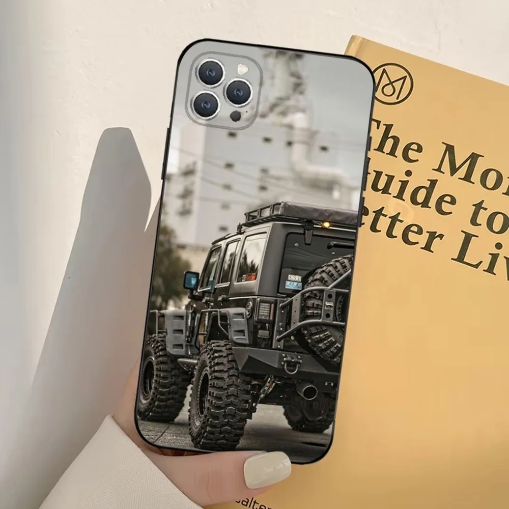 CAR Jeeps-S off-road SUV   Phone Case For iPhone 16,15,14,13,12,11,Pro,X,XS,Max,XR,Plus,Mini Soft Black Cover