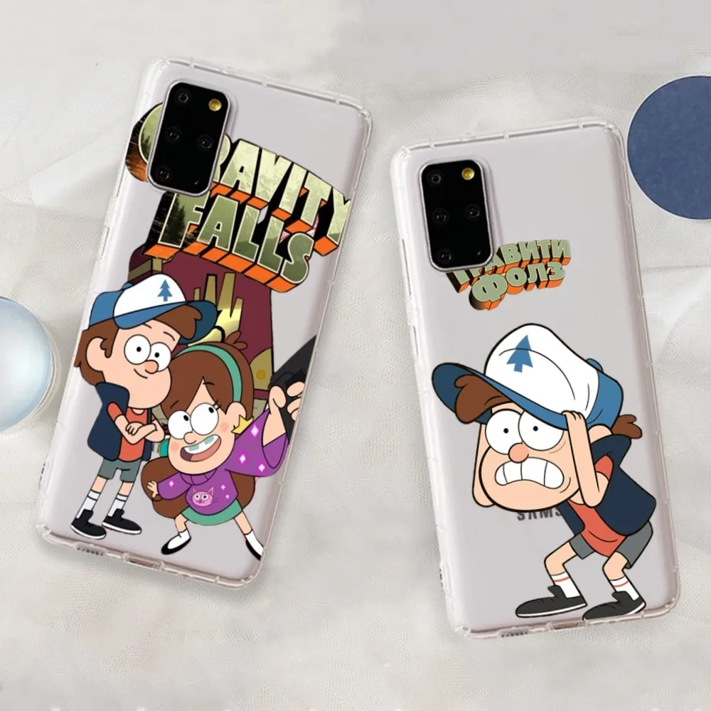 Cartoon Anime G-Gravity F-Falls Family Phone Case for Samsung A12 21 30 31 51 52 70 71 for Redmi8 9 10 for Honor10 70 Clear Case