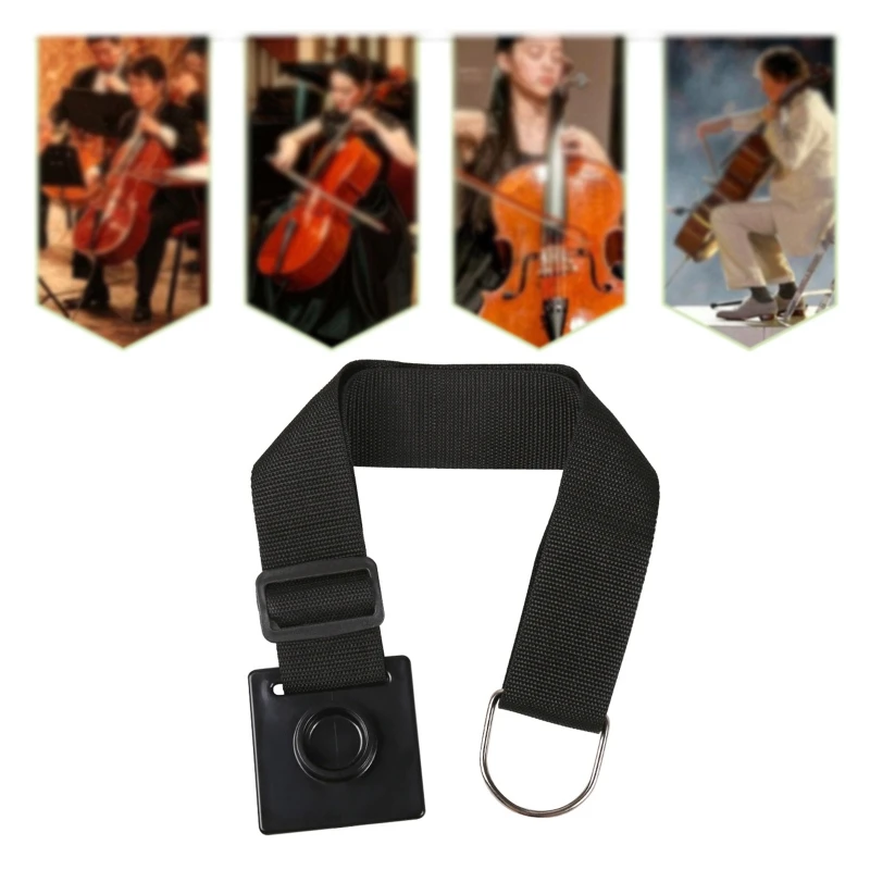 Durable Non-slip Cello Stand with Adjustable Strap,Practice Holder