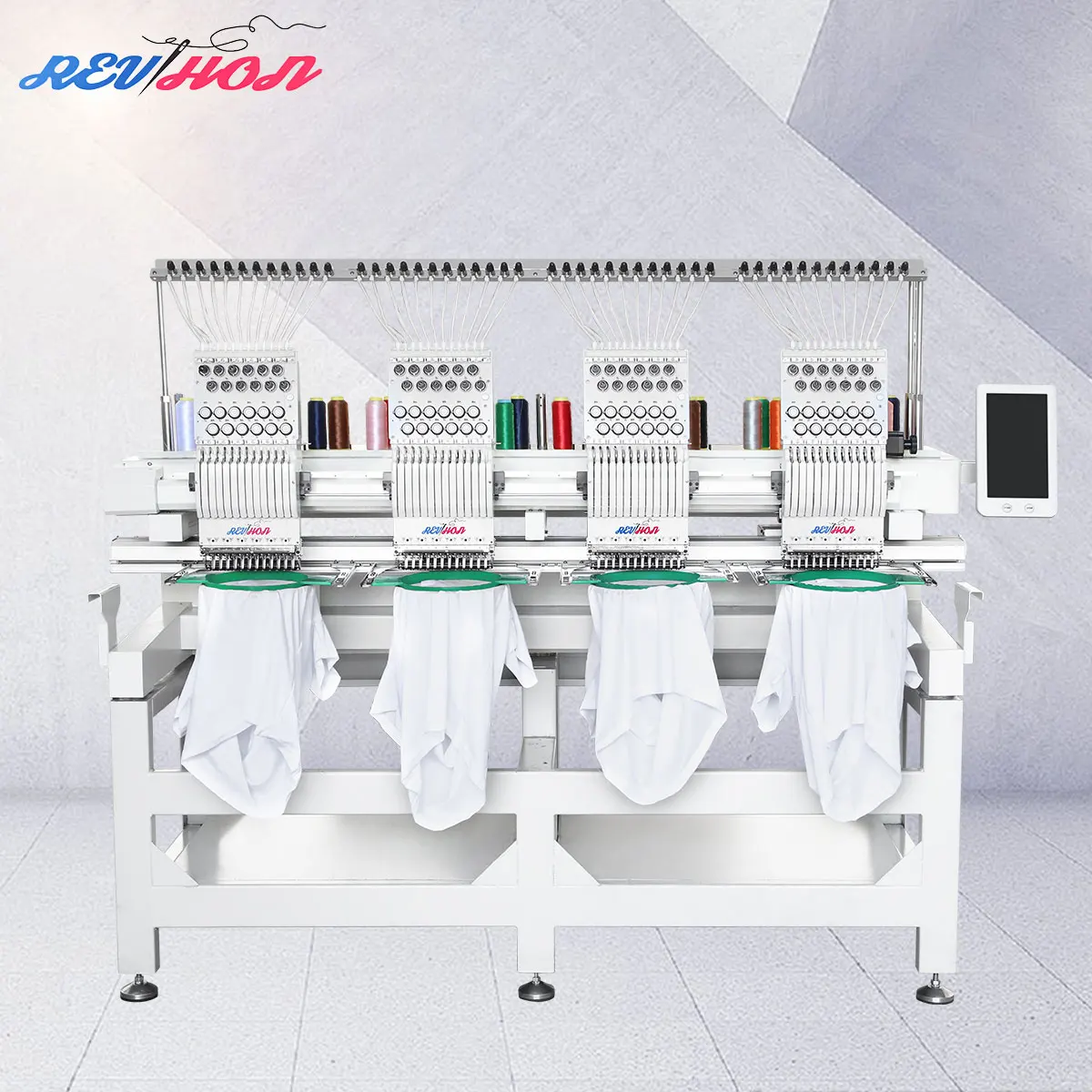 4 Head Embroidery Machine Four Head Computerized Automatic Embroidery Machine