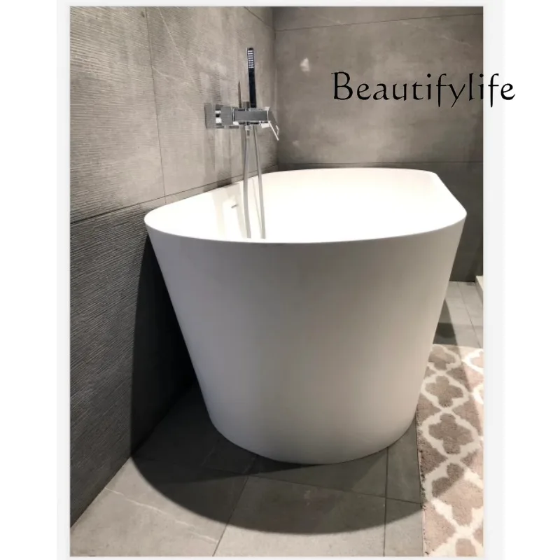 Household washbasin bathroom high-end five-star hotel artificial stone matte bathtub