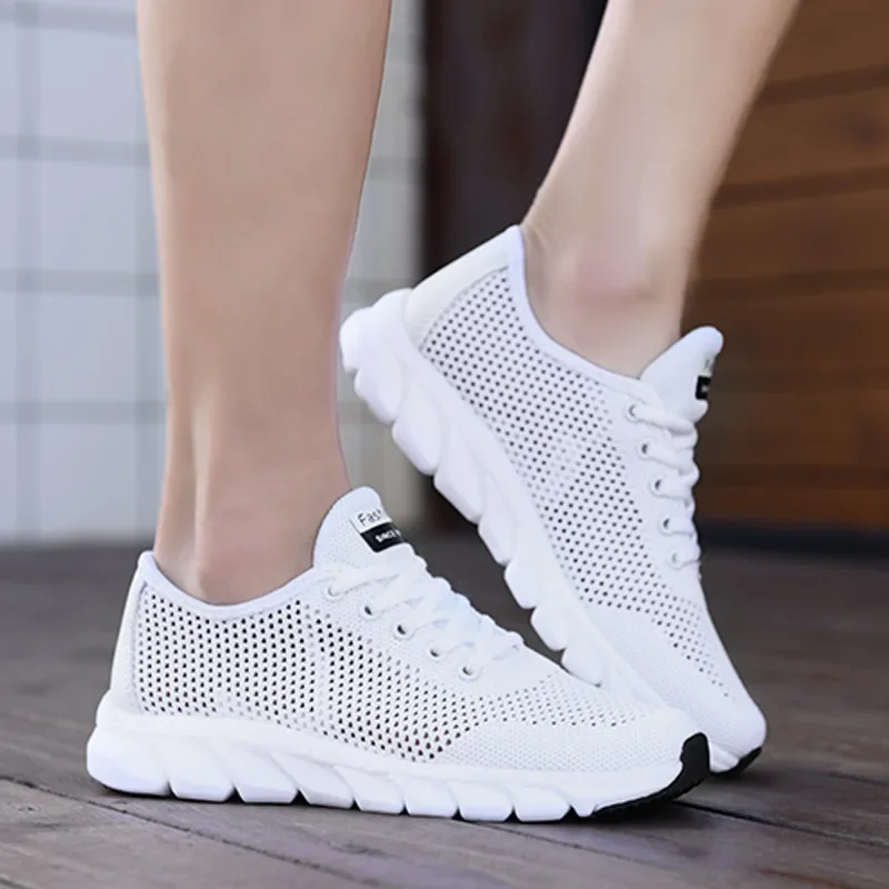 Women\'s Sneakers New Summer Breathable Comfort Women\'s Shoes Lace Tenis Sneakers Mesh Non-slip Casual Shoes for Women Zapatillas