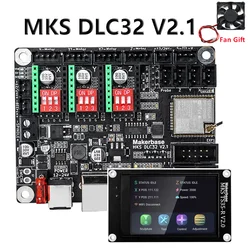 Makerbase mks-32 v2.1オフラインコントローラー,32ビットesp32,wifi,grbl,tft,デスクトップ用タッチスクリーン,彫刻機