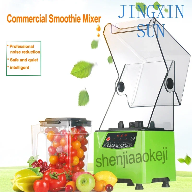 Food Blender Sound Insulation Food Processor Smoothie Maker Milk-shaker Mute Juicing machine Food mixer 220v 800w 1pc