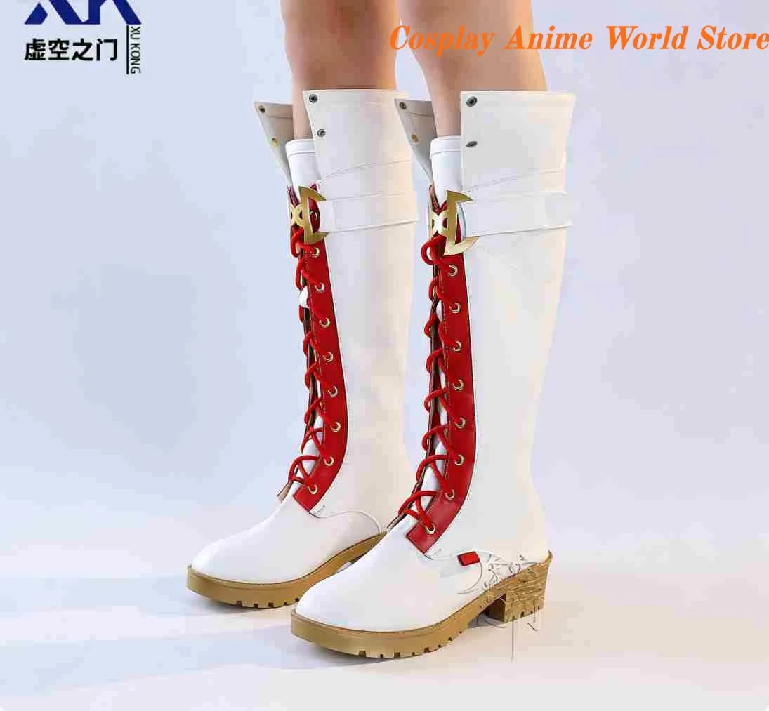

In stock Arknights Haruka Cosplay Shoes Halloween Women Role Play Shoes Props boots Anime Game