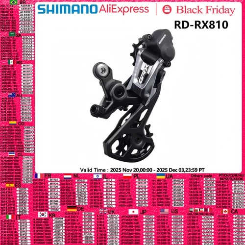 Imagen 1 del producto Shimano GRX RX RD RX812 RX810 RX815 RX817 2x11s bicicleta de carretera desviador trasero sombra + embrague Compatible con RX800 R8000 R7000